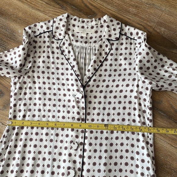 Jonathan Simkhai Button Front Printed Blouse - Picture 10 of 16